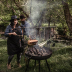 Barebones Cowboy Fire Pit Grill 30"