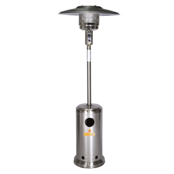 PureHeat Mushroom Style Gas Patio Heater In Stainless Steel