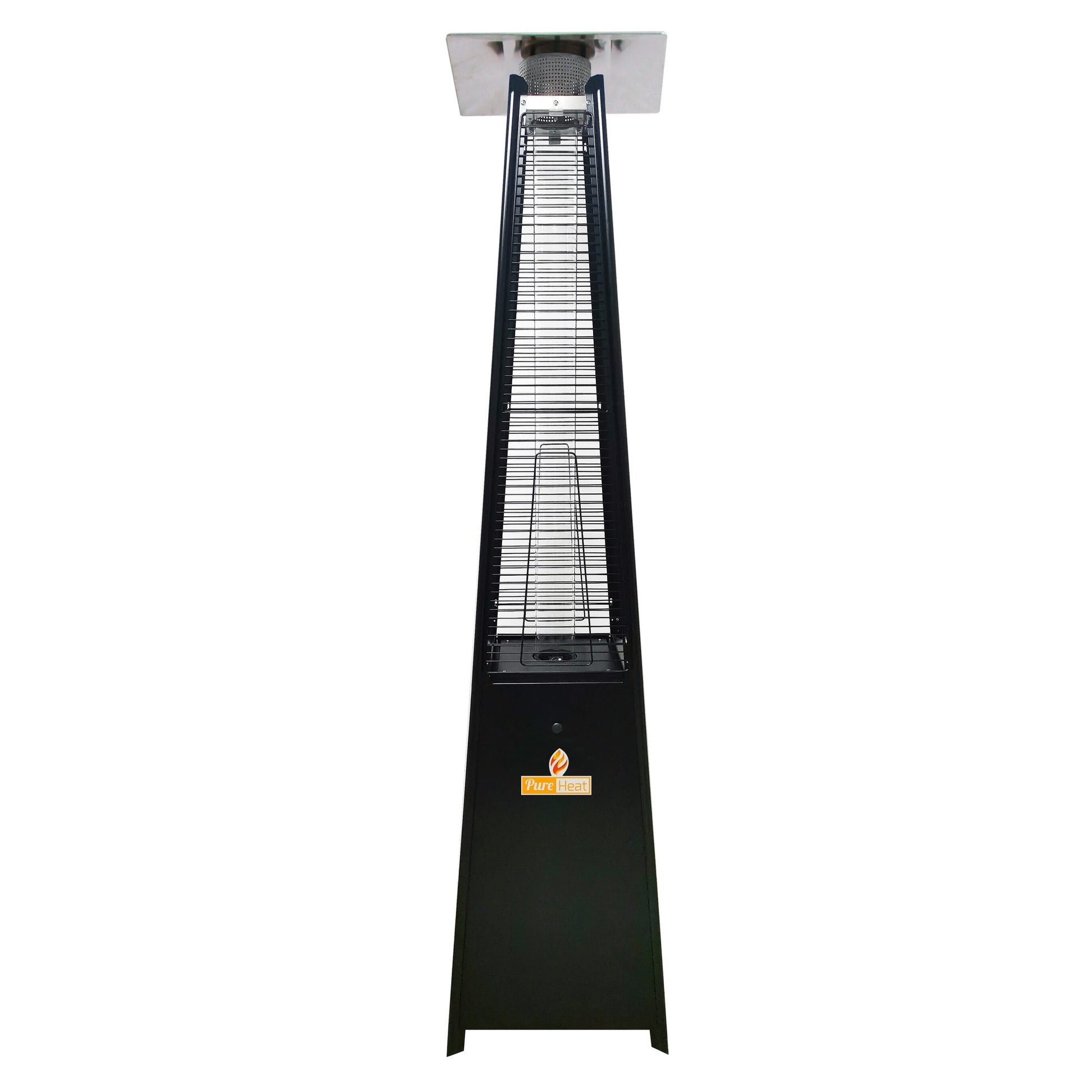 PureHeat Pyramid Style Gas Patio Heater In Black