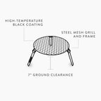 Barebones Fire Pit Grill Grate Circular