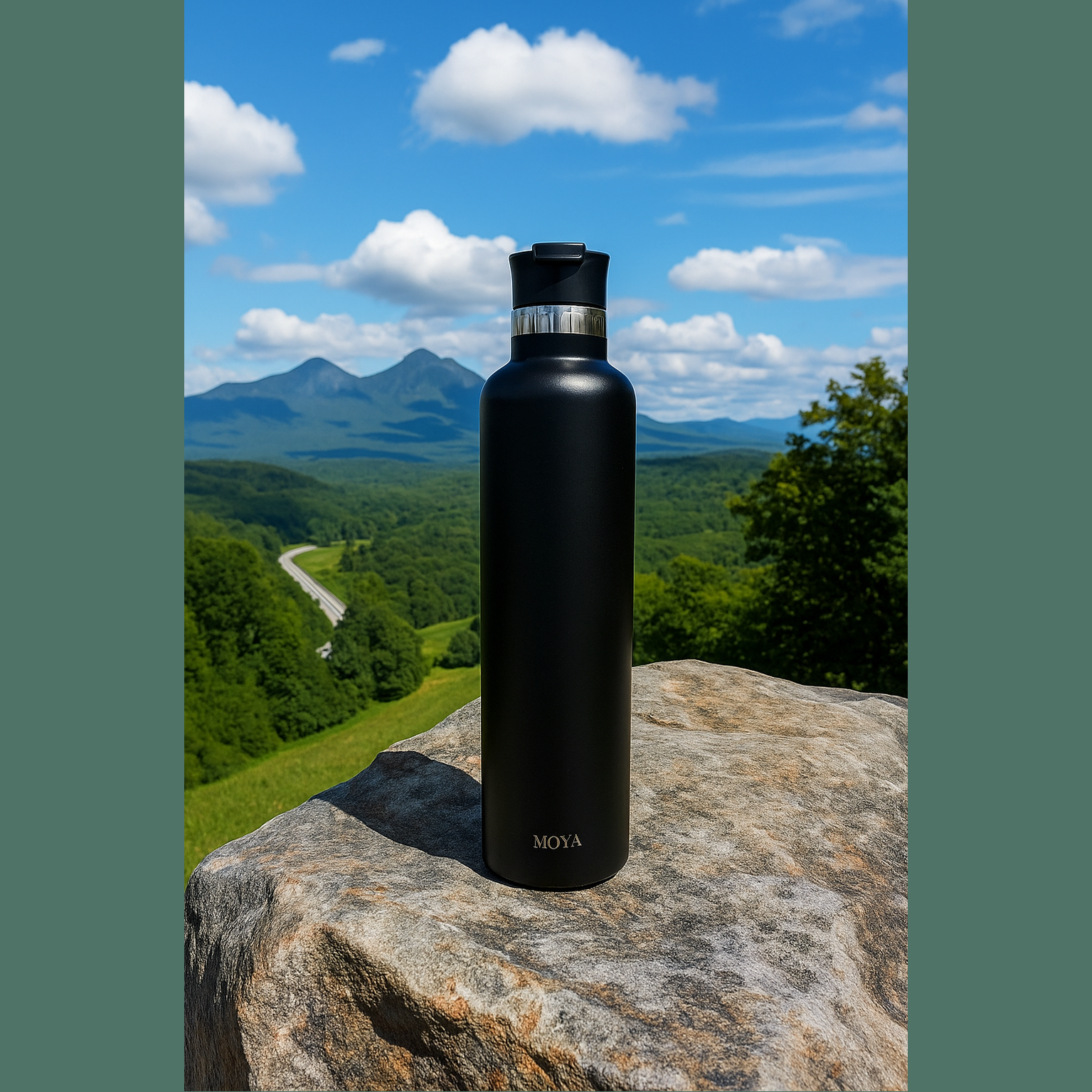 Coral Reef 1L Water Bottles Spout