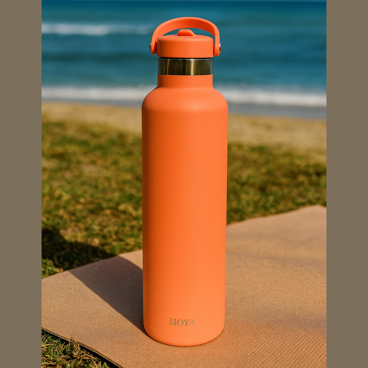 Coral Reef 1L Water Bottles Straw