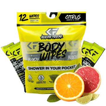 Klean Freak Body Wipes Dozen Pack - Vanilla