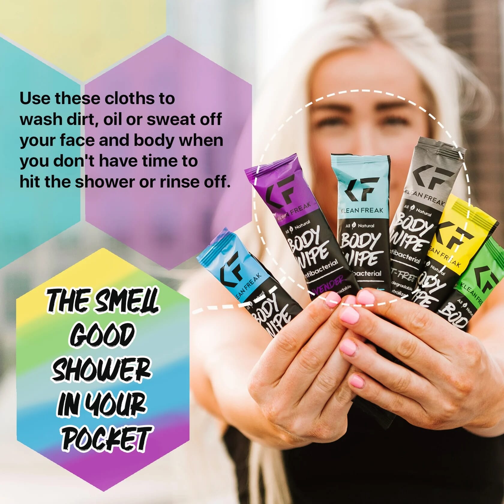 Klean Freak - Body Wipes - Dozen Pack - Lavender