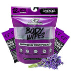 Klean Freak Body Wipes Dozen Pack - Lavender