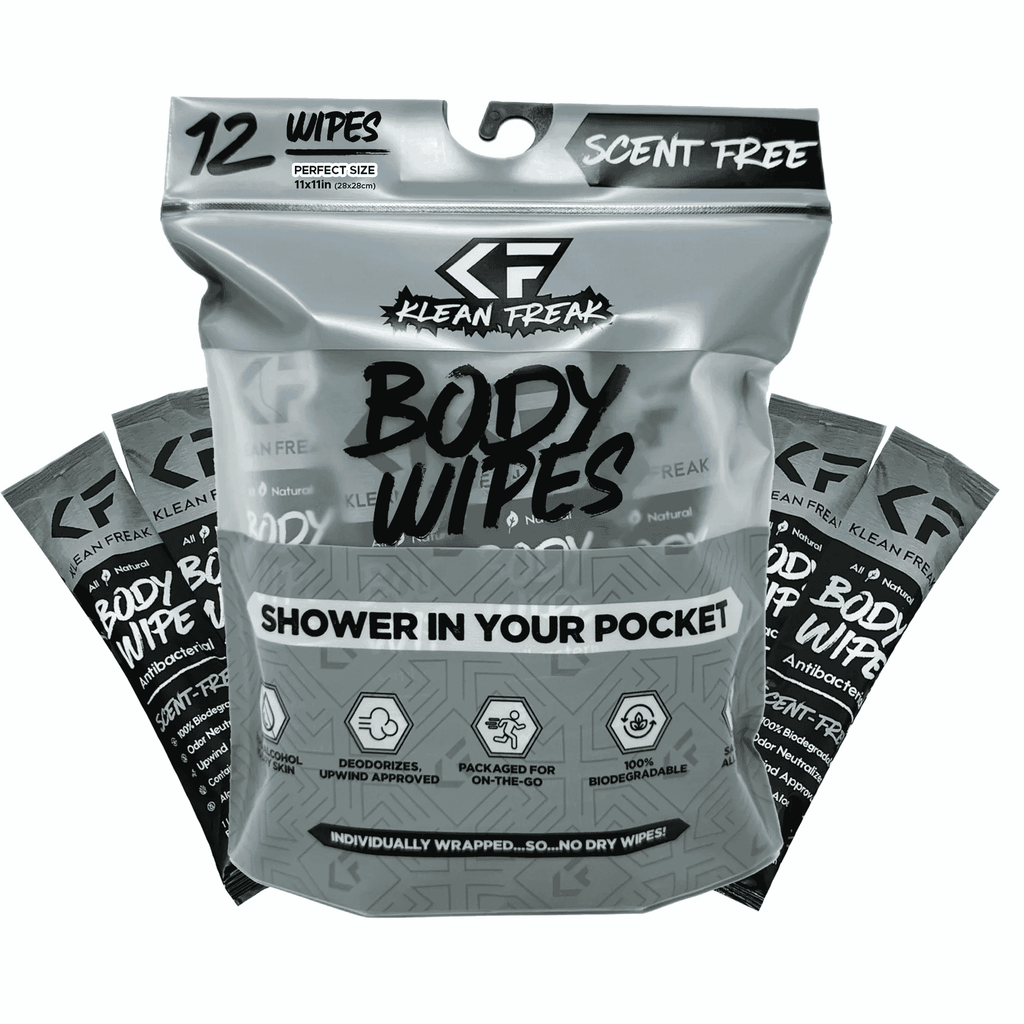Klean Freak Body Wipes Dozen Pack - Scent Free