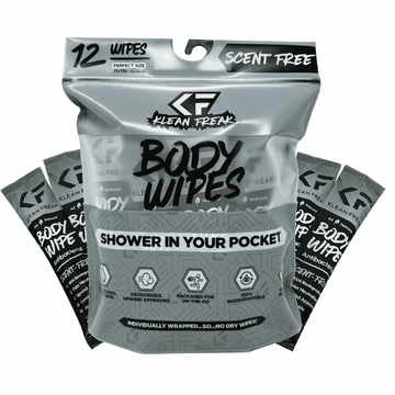 Klean Freak Body Wipes Dozen Pack - Scent Free