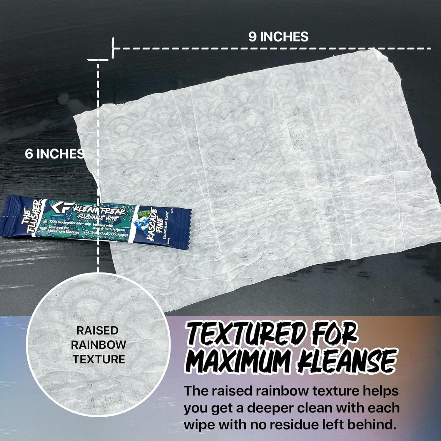 Klean Freak - The Flusher wipes -  20 Pack -Georgia Peach