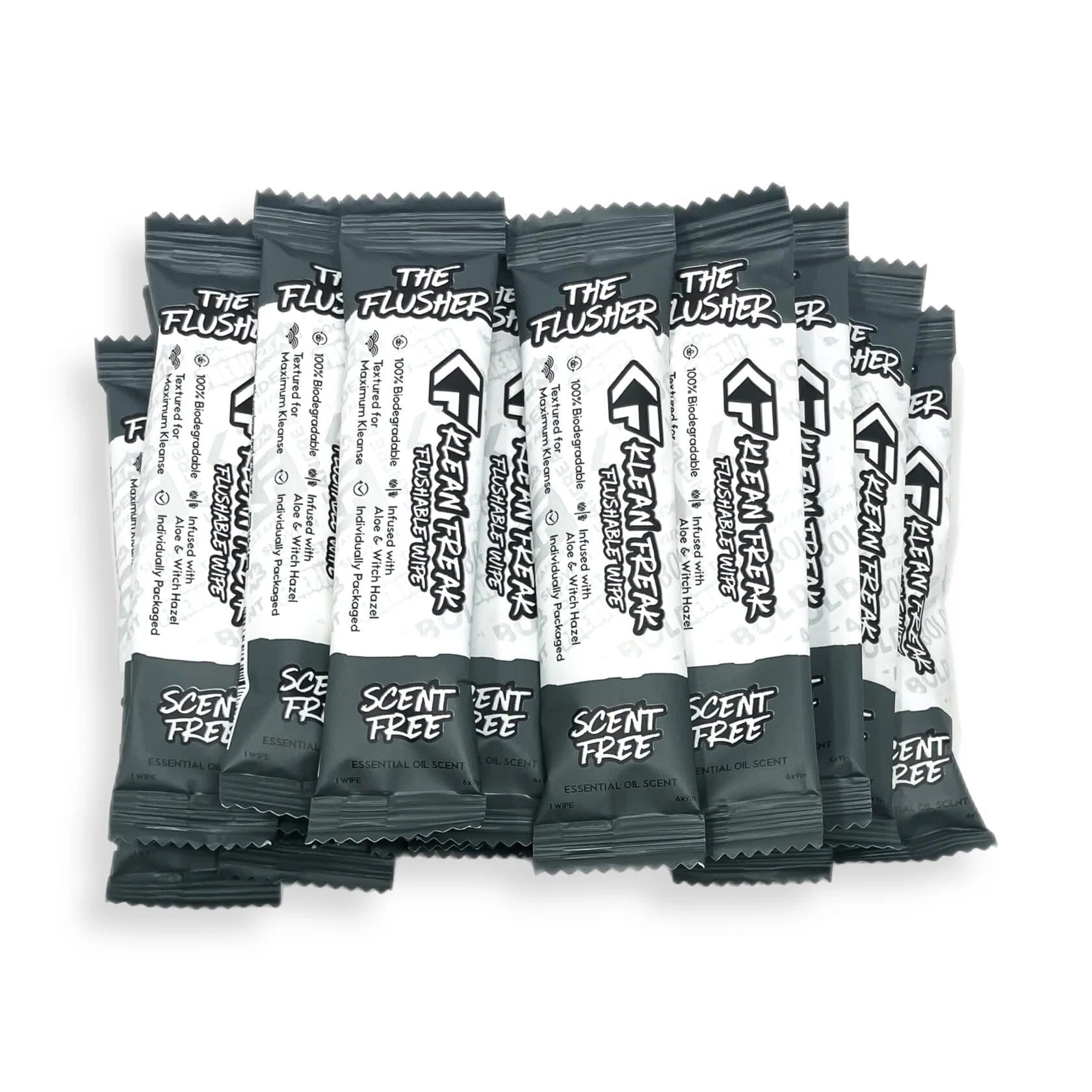 Klean Freak - The Flusher Wipes - Single Sachet - Scent Free