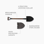 Barebones Folding Shovel
