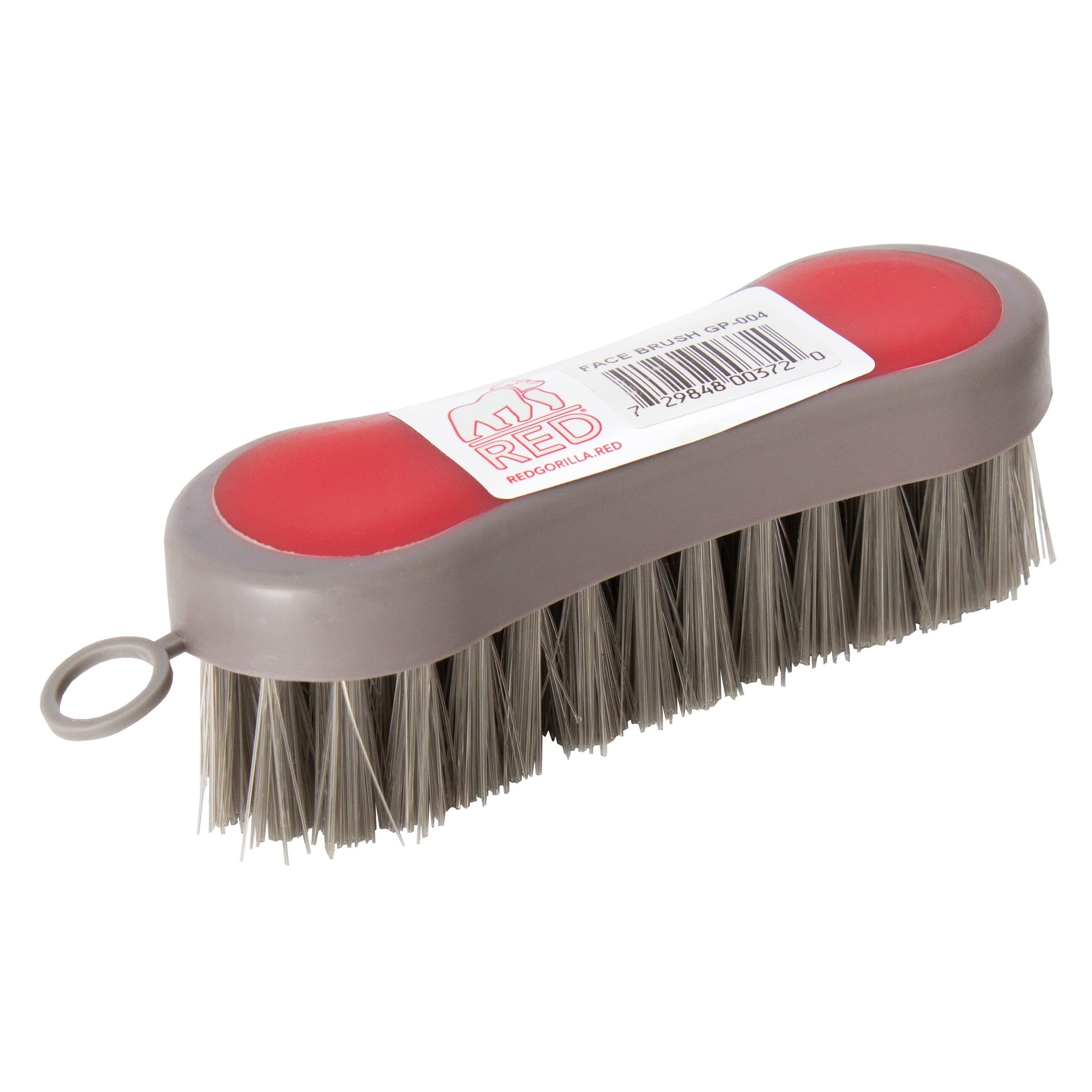 Red Gorilla Horse Grooming Face Brush