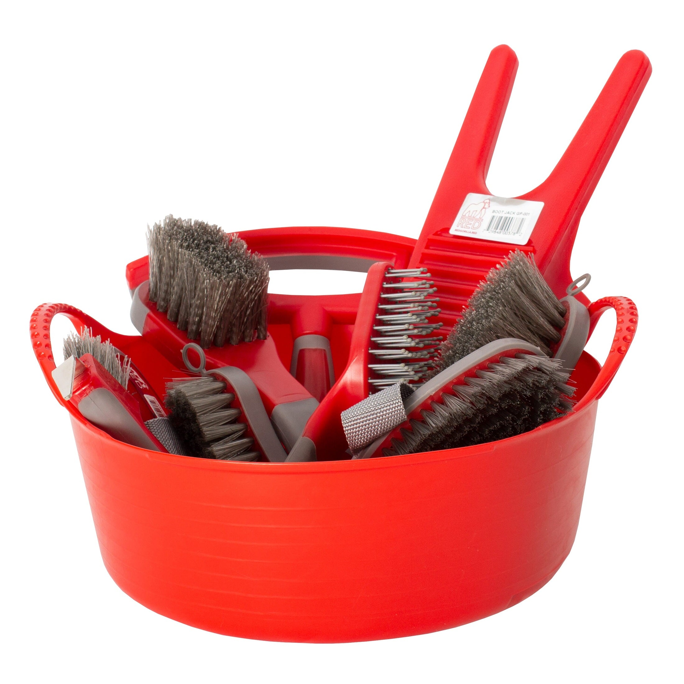 Red Gorilla Horse Grooming Curry Comb
