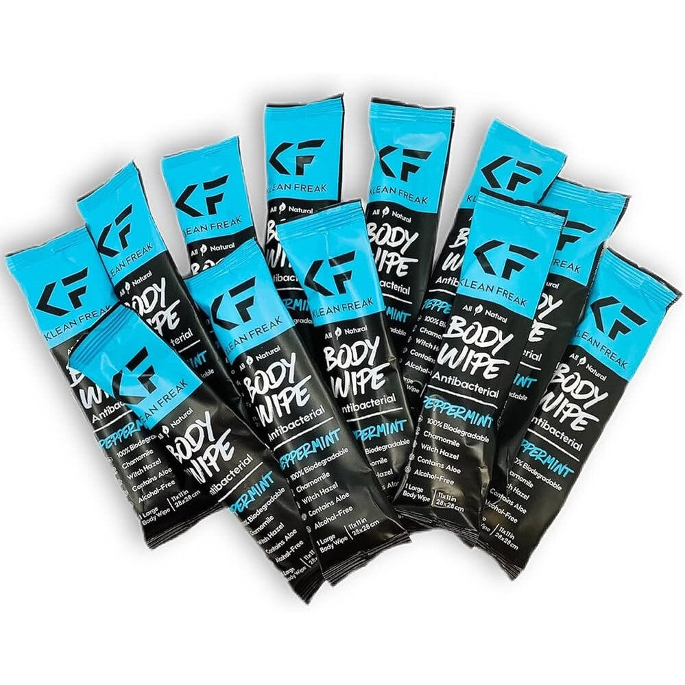 Klean Freak Body Wipes 100 Pack - Peppermint
