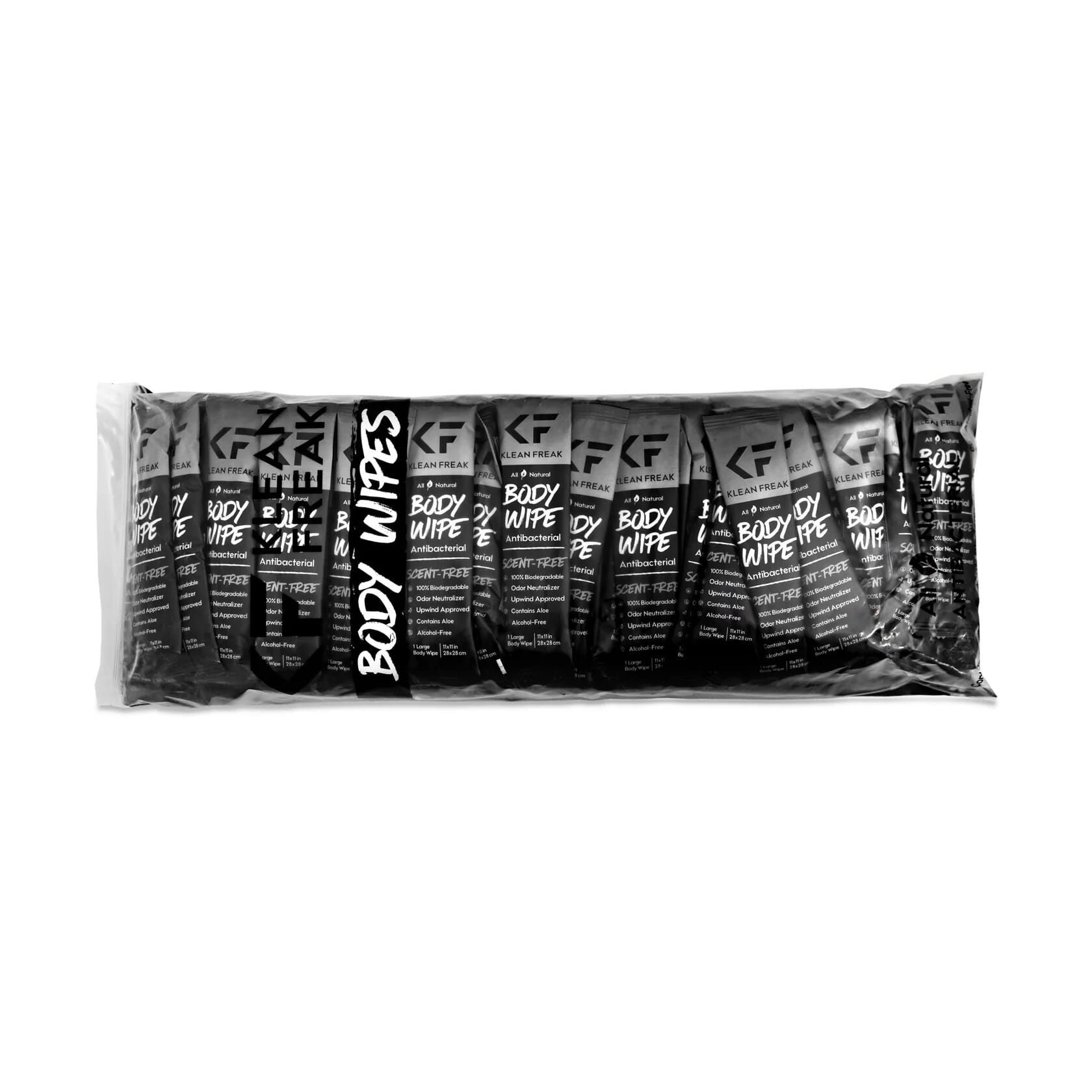 Klean Freak Body Wipes 100 Pack - Scent Free