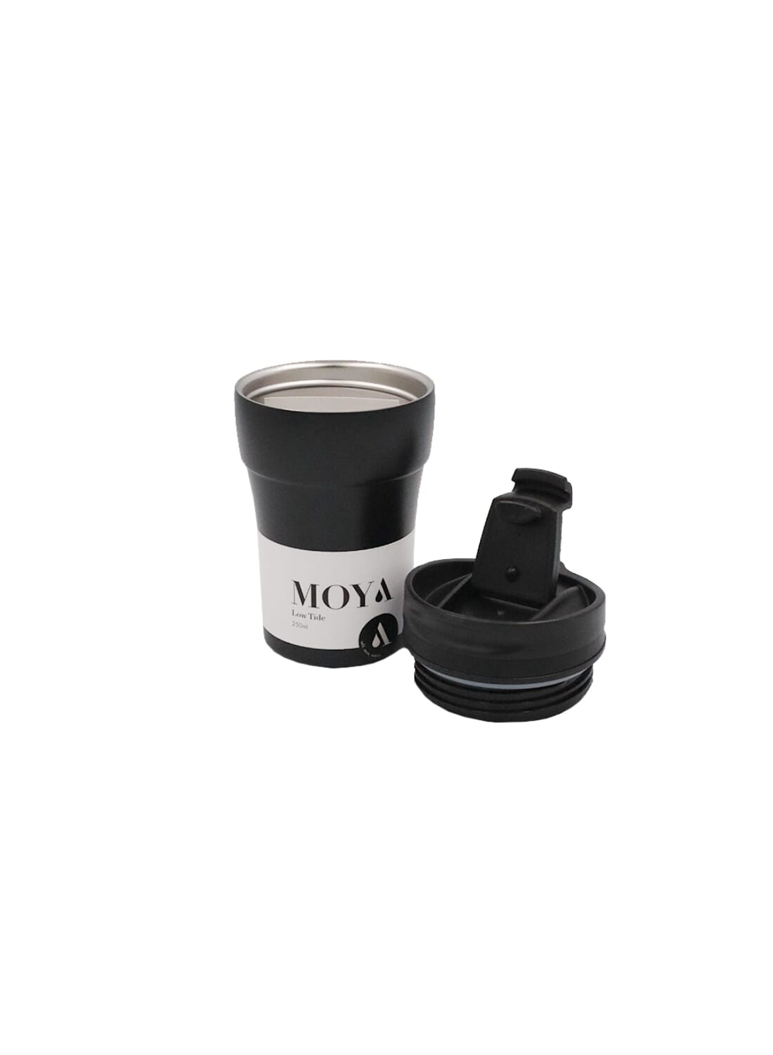 Moya Low Tide 250ml Travel Coffee Mug - Black