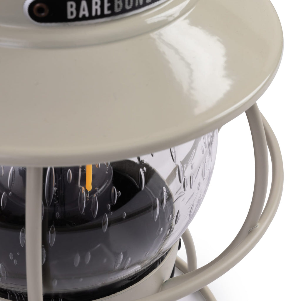 Barebones Railroad Lantern (Vintage White)