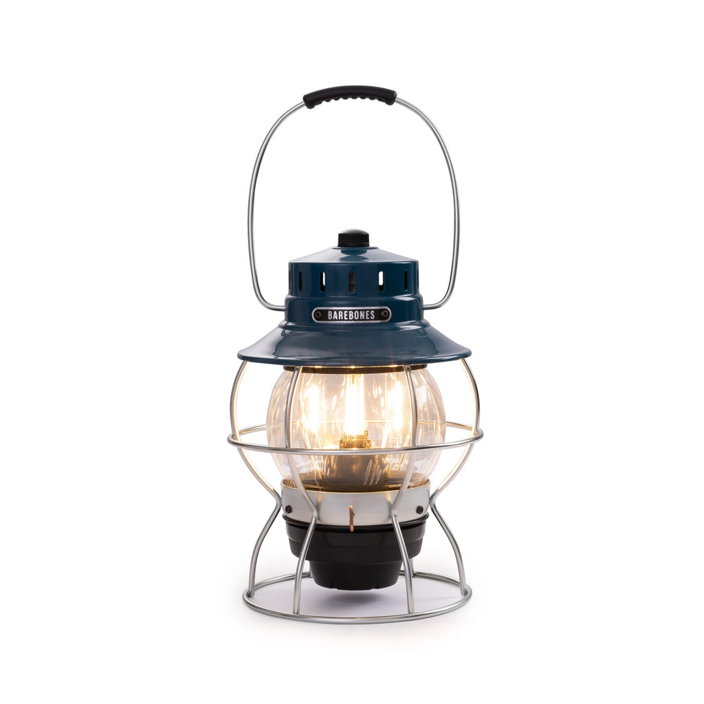 Barebones Railroad Lantern Ocean Blue