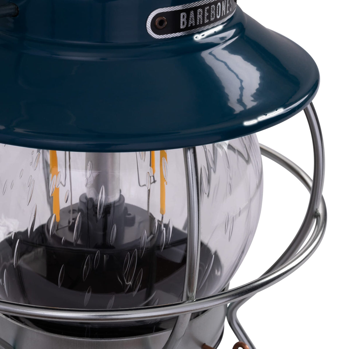 Barebones Railroad Lantern Ocean Blue