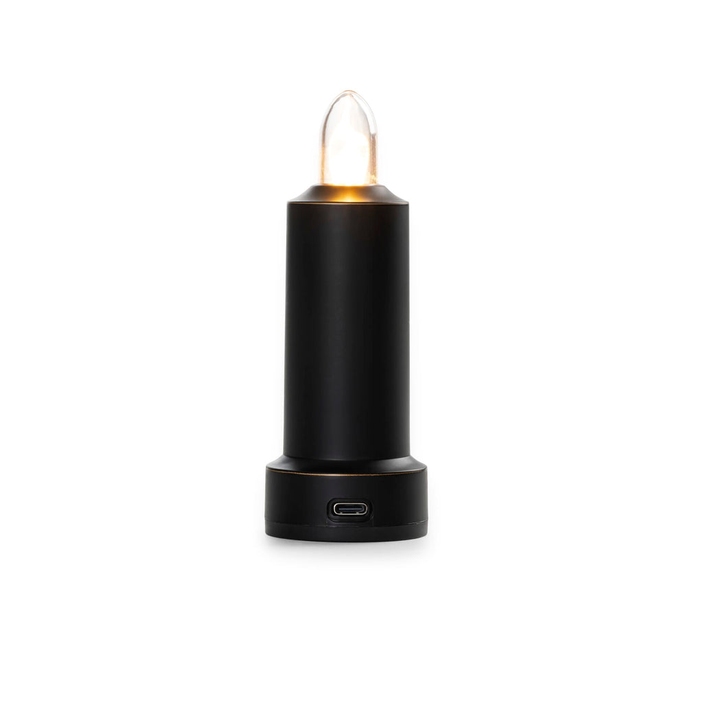 Barebones Rechargeable LED Flameless Candle - Antique Bronze