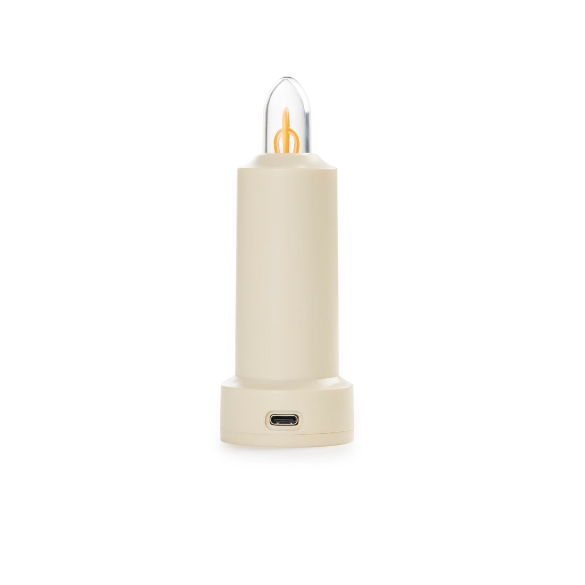 Barebones Rechargeable LED Flameless Candle - Vintage White