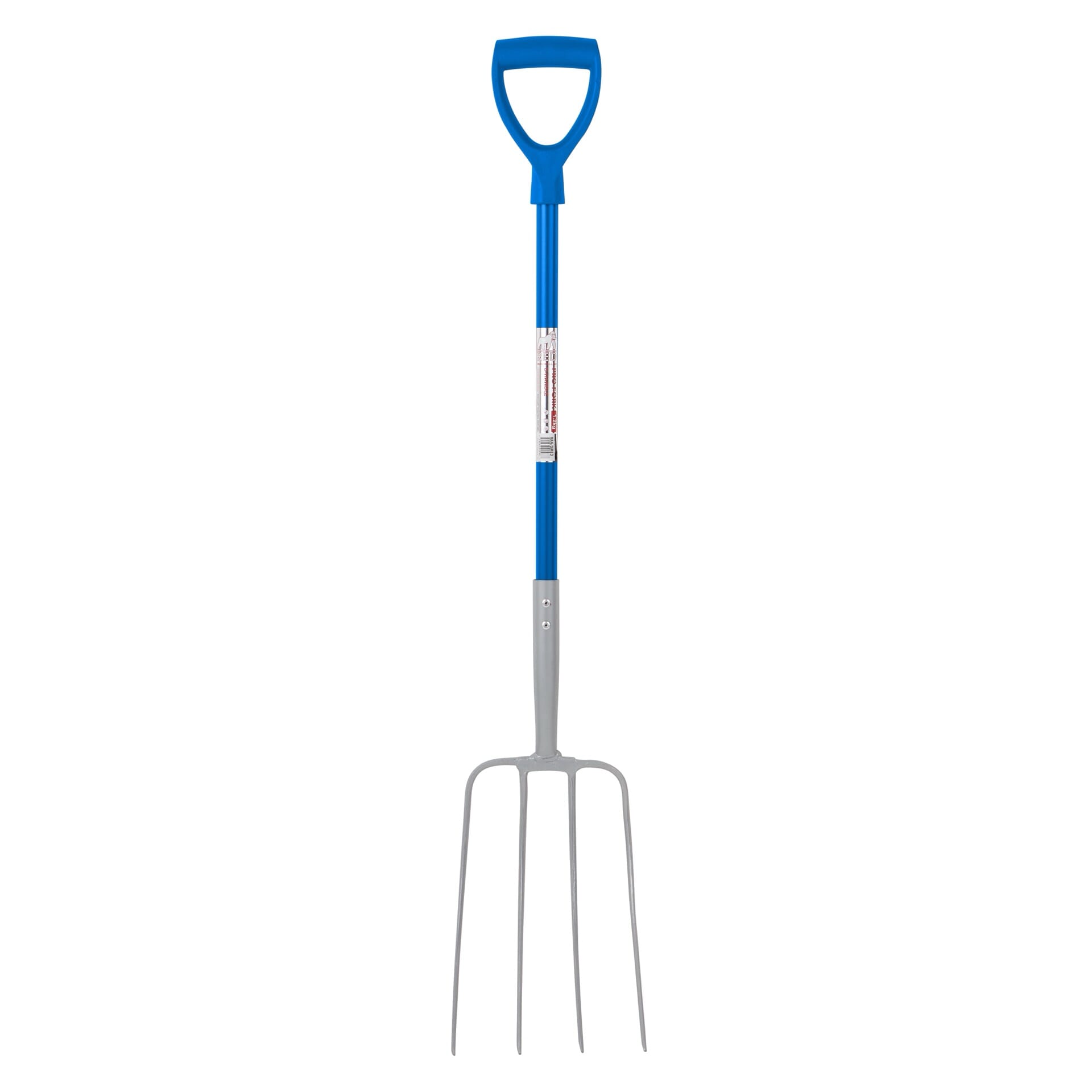 4 Prong Manure Fork D Handle - Blue (D Handle)