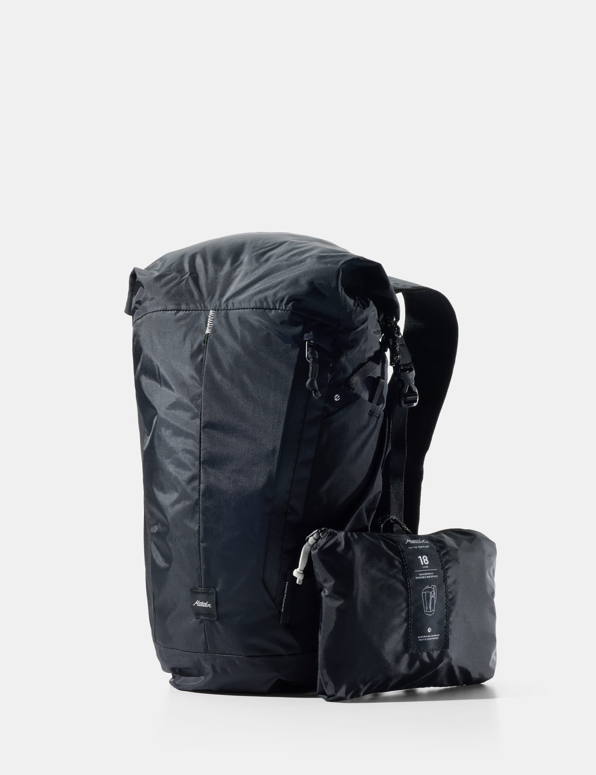 Matador 18L Waterproof Packable Backpack - Black