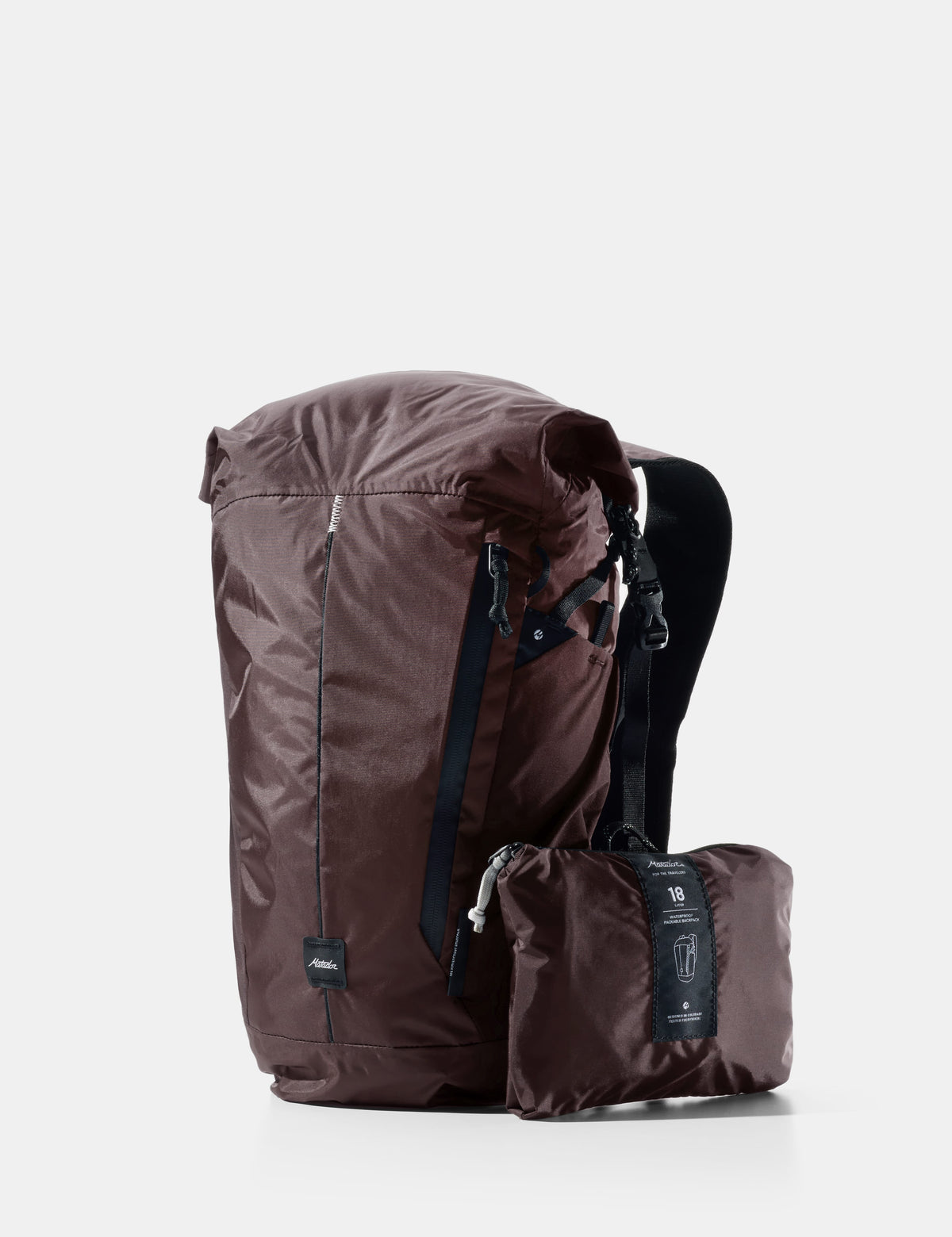 Matador 18L Waterproof Packable Backpack - Garnet