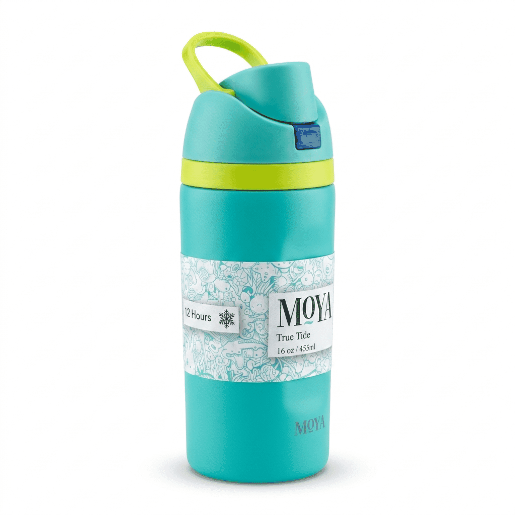 Moya "True Tide" 16oz Insulated Sustainable Water Bottle