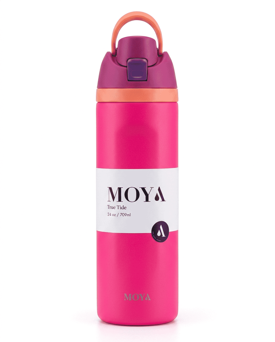Moya "True Tide" 24oz Insulated Sustainable Water Bottle