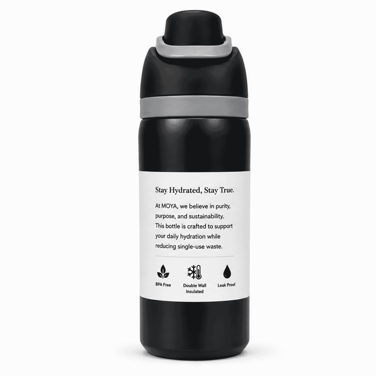 Moya "True Tide" 32oz Insulated Sustainable Water Bottle