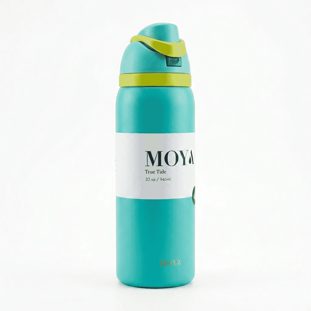 Moya "True Tide" 32oz Insulated Sustainable Water Bottle