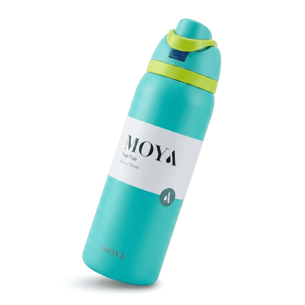 Moya "True Tide" 32oz Insulated Sustainable Water Bottle