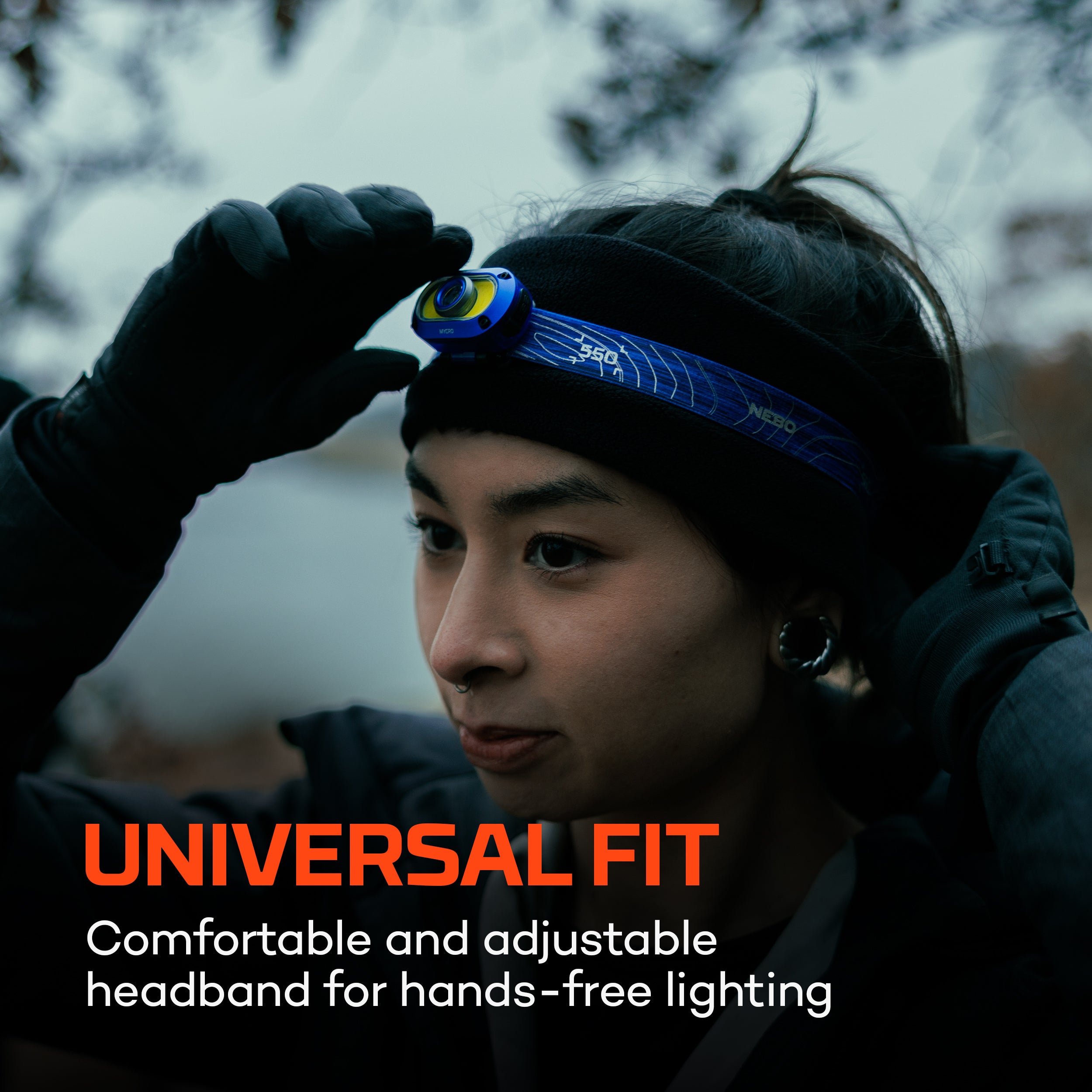 Mycro 550 Headlamp Blue | Rechargeable
