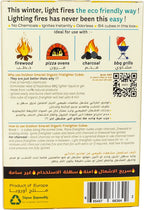 Outdoor Emarati Natural Organic Firelighter Cubes, 64 Cube Super fast Fire starters