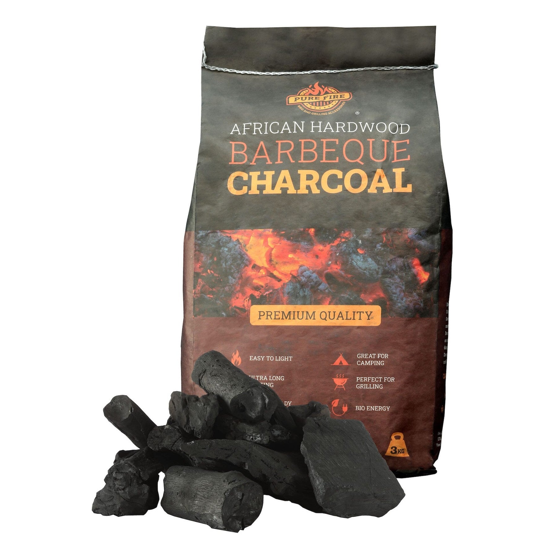 Purefire 3kg Natural Hardwood