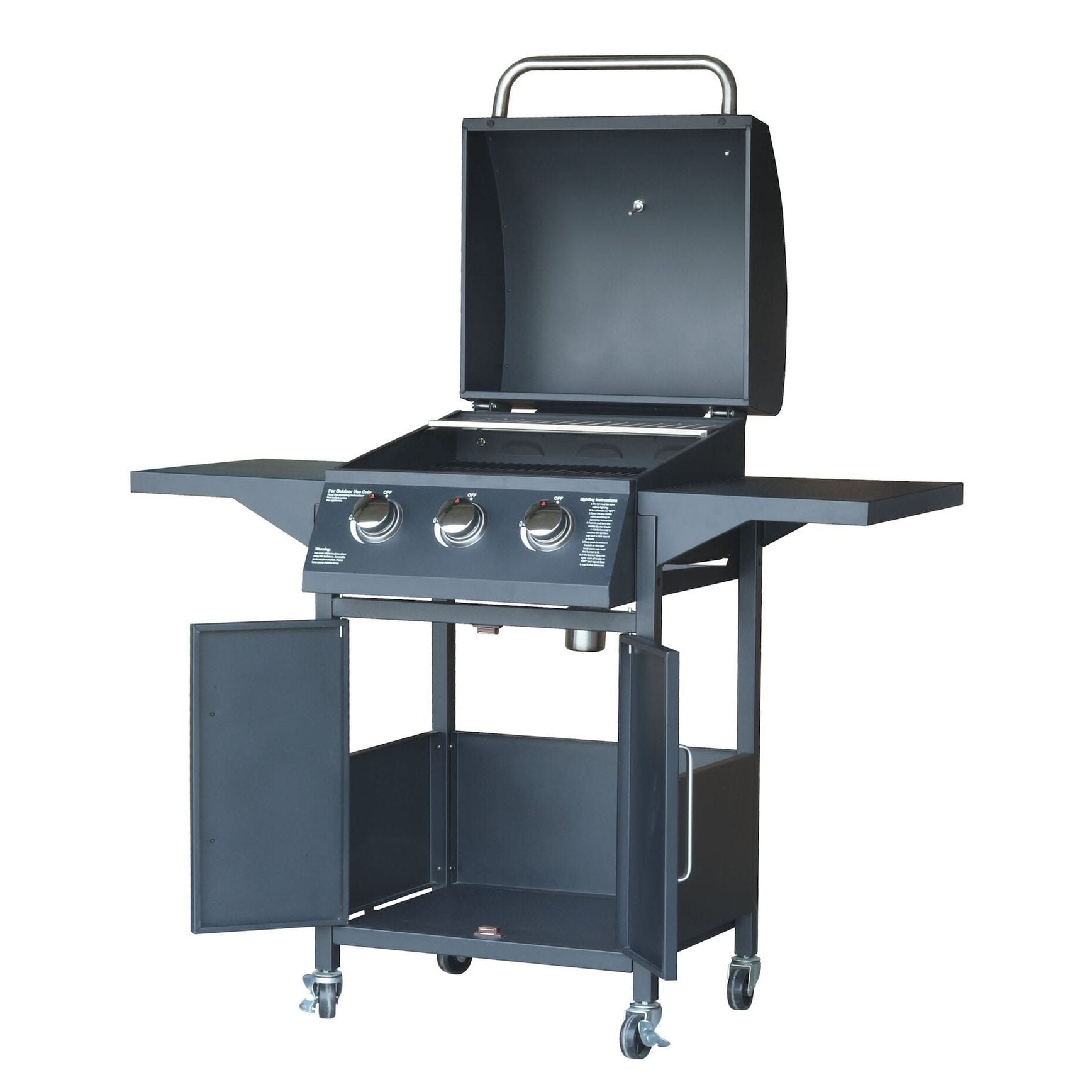 PureFire 3-Burner Gas BBQ Grill