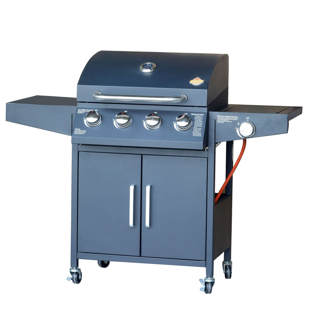 Pure Fire 4 Burner + Side Gas Grill