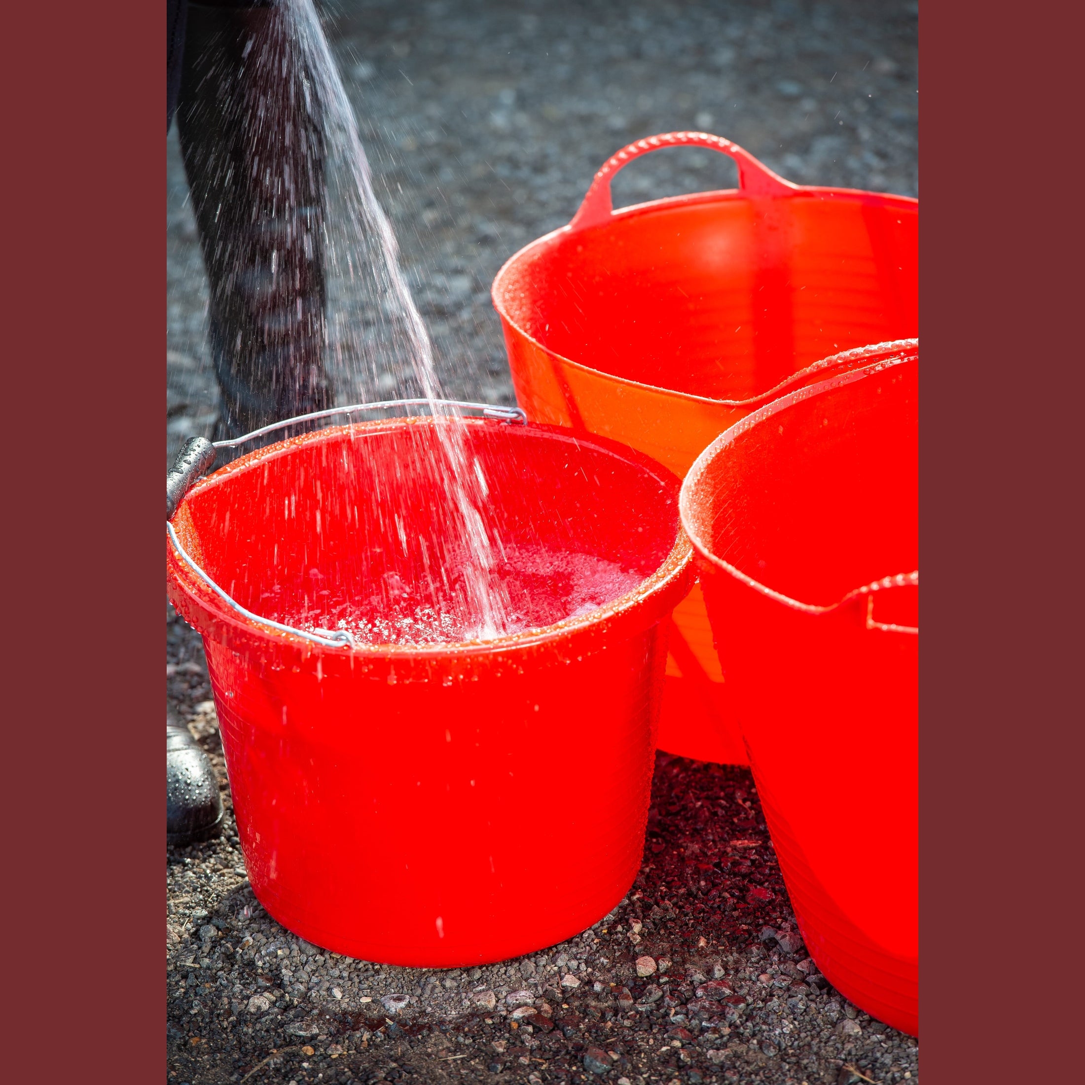 Red Gorilla Premium Bucket - Red
