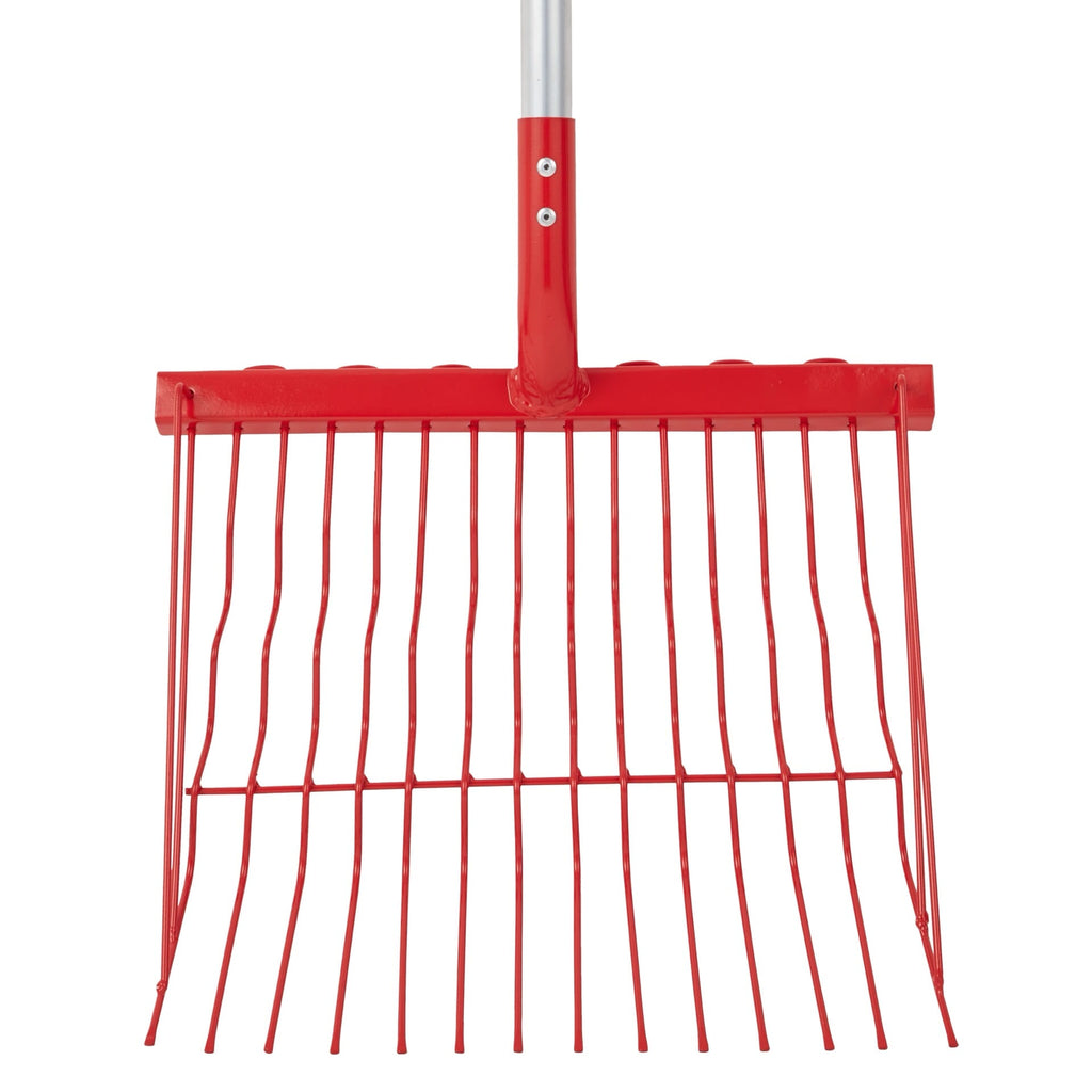 Red Gorilla Riddler Shavings Fork with D-Handle - Red
