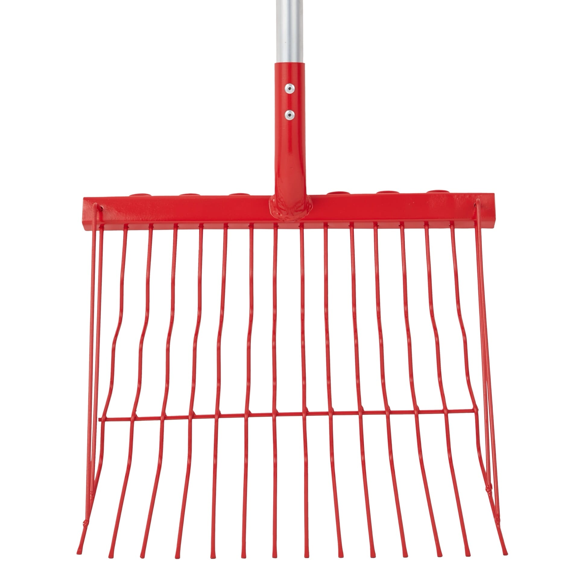 Red Gorilla Riddler Shavings Fork with D-Handle - Red