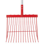Red Gorilla Riddler Shavings Fork with D-Handle - Red