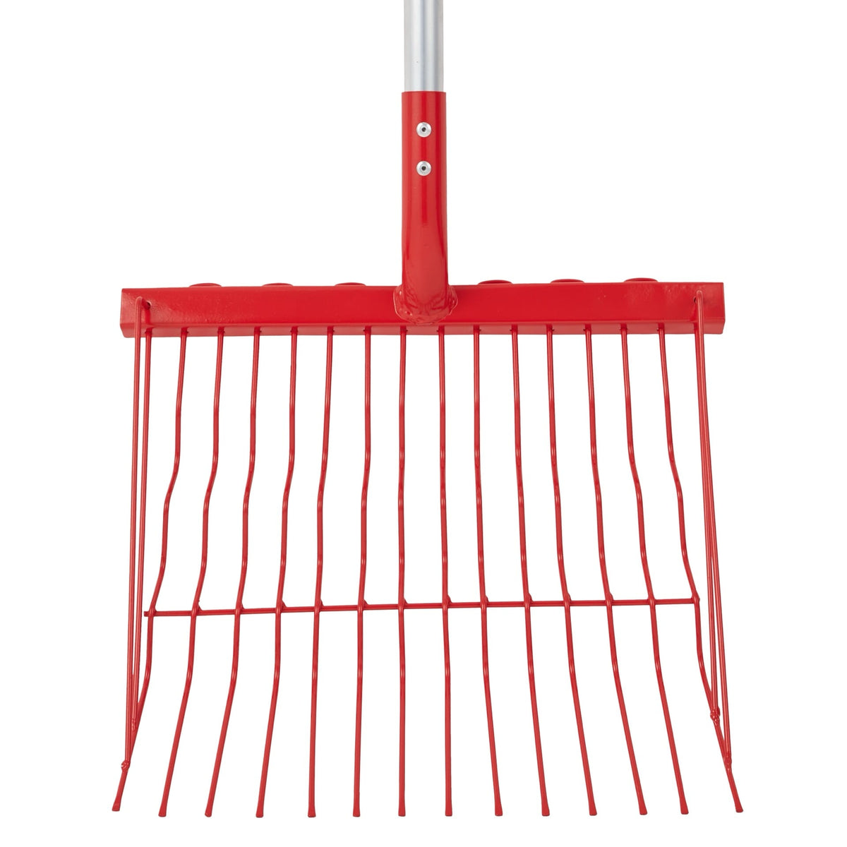 Red Gorilla Riddler Shavings Fork with D-Handle - Red