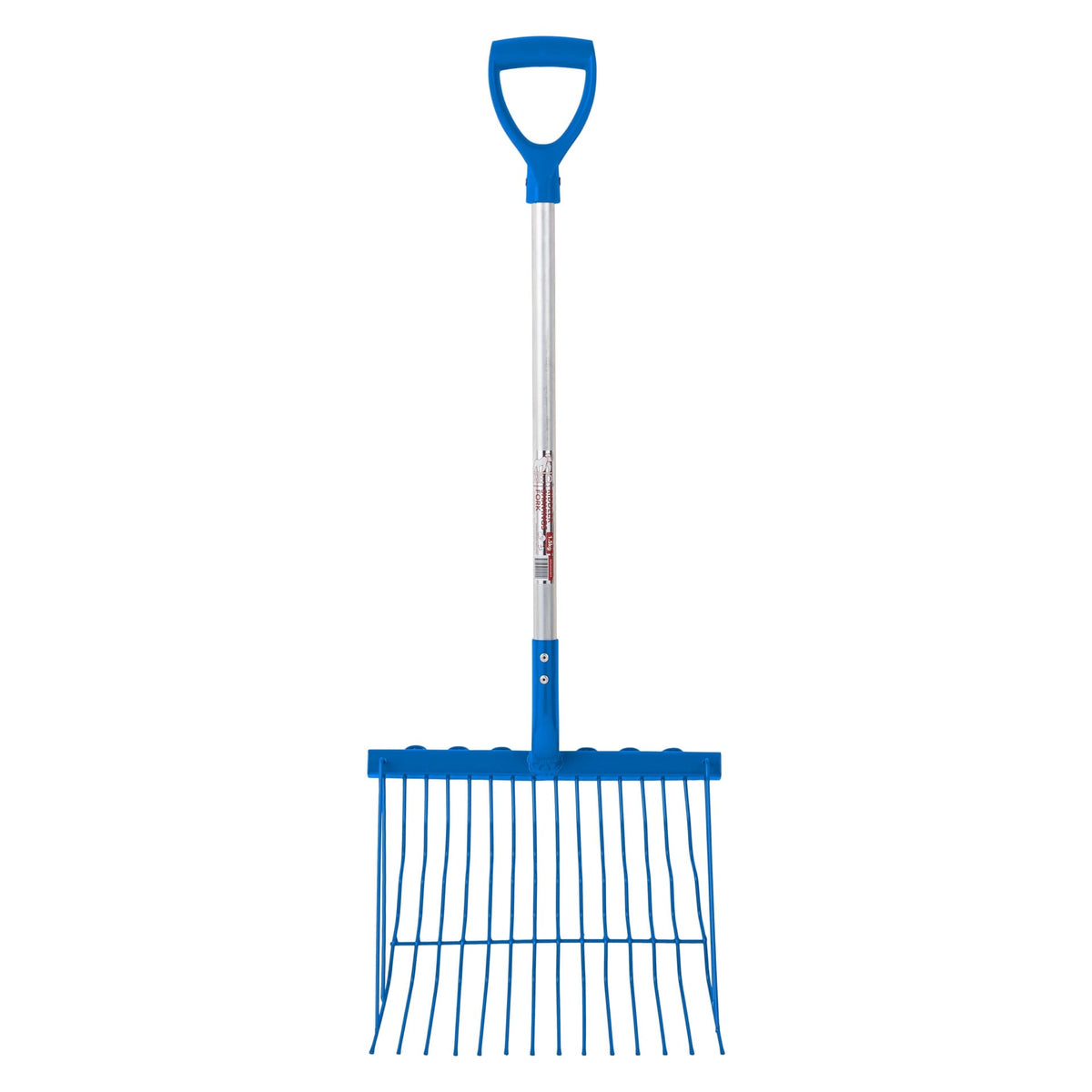Red Gorilla Riddler Shavings Fork with Short D-Handle - Blue