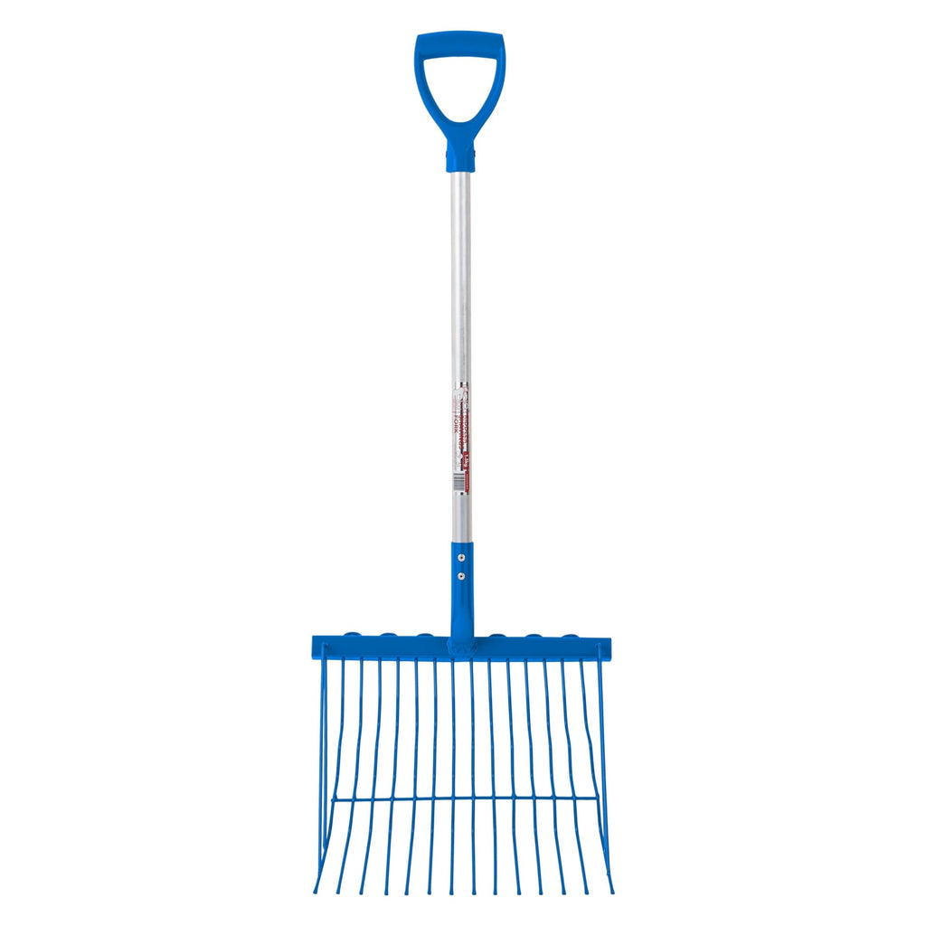 Red Gorilla Riddler Shavings Fork with Straight Handle - Blue