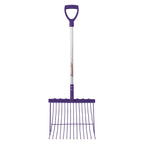 Red Gorilla Riddler Shavings Fork with D-Handle - Purple