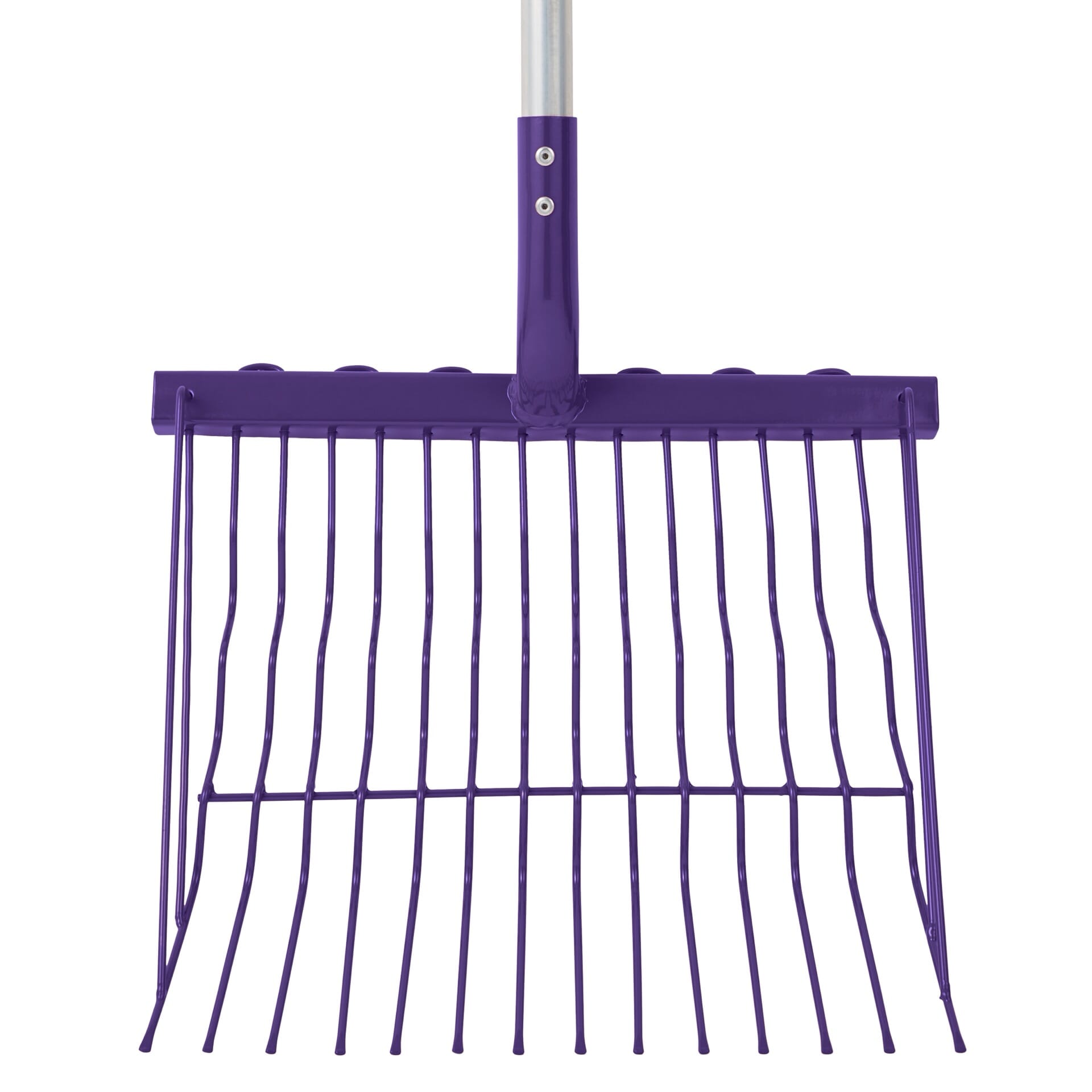 Red Gorilla Riddler Shavings Fork with Short D-Handle - Purple
