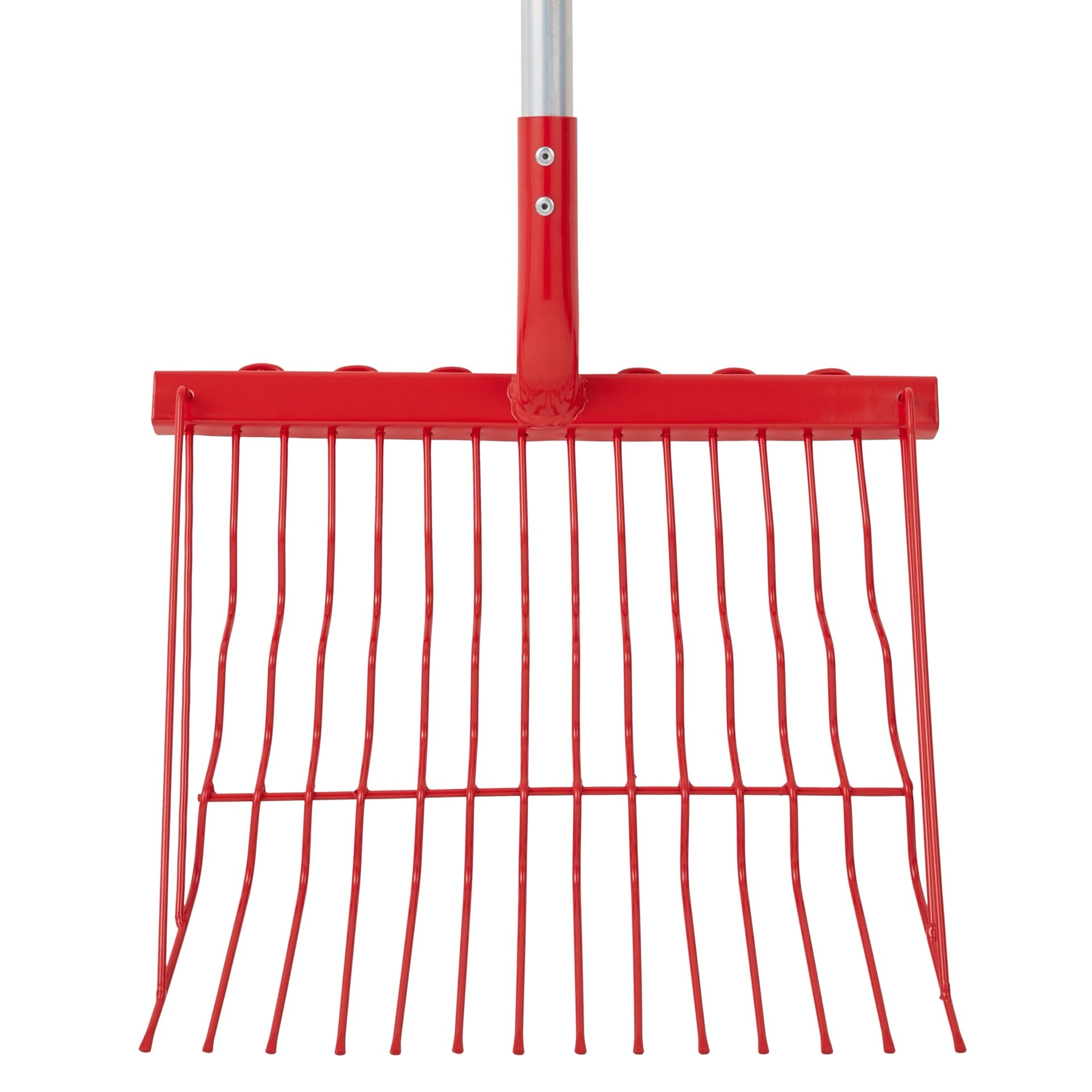 Red Gorilla Riddler Shavings Fork with Short D-Handle - Red
