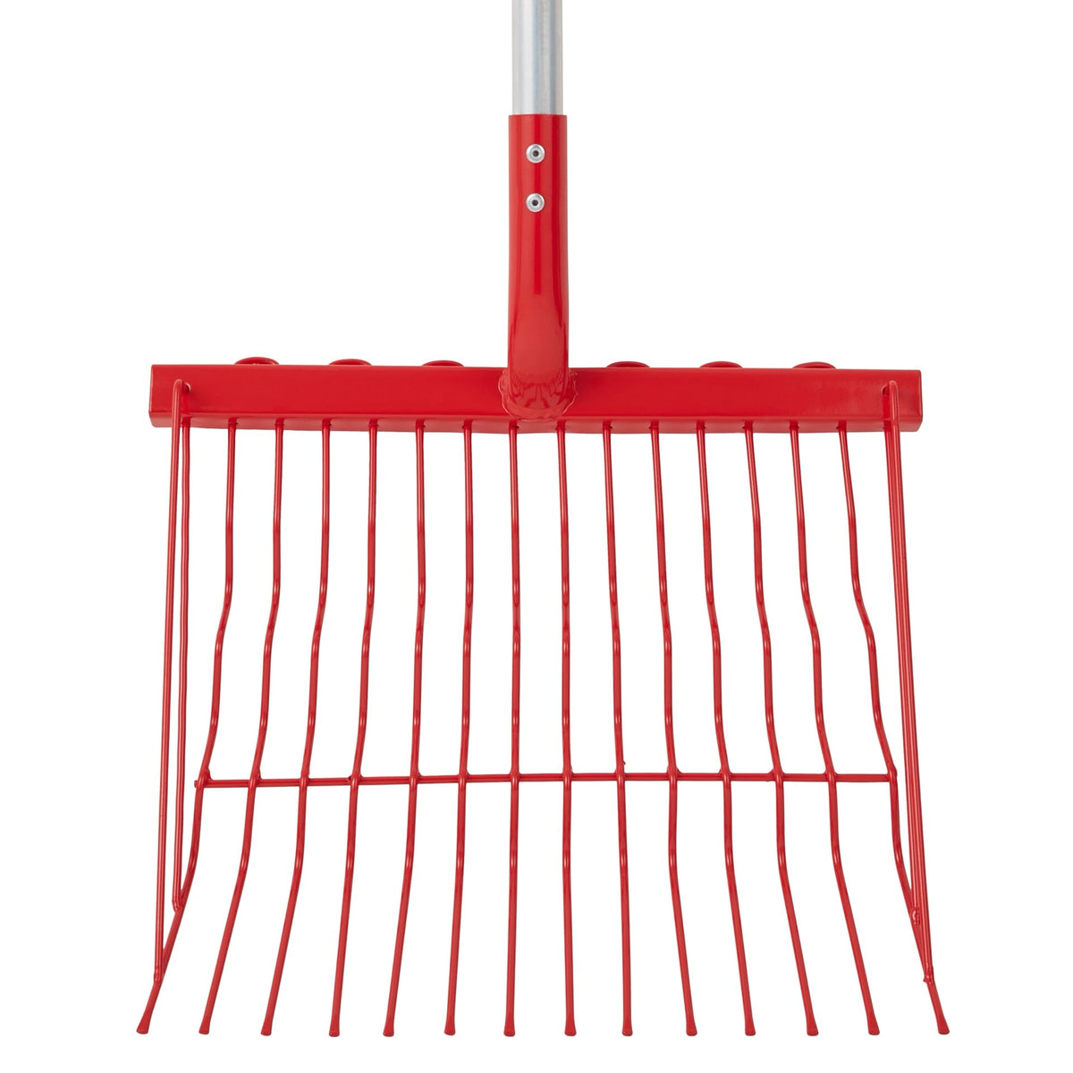 Red Gorilla Riddler Shavings Fork with Short D-Handle - Red
