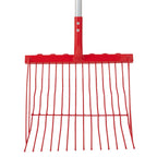 Red Gorilla Riddler Shavings Fork with Straight Handle - Red