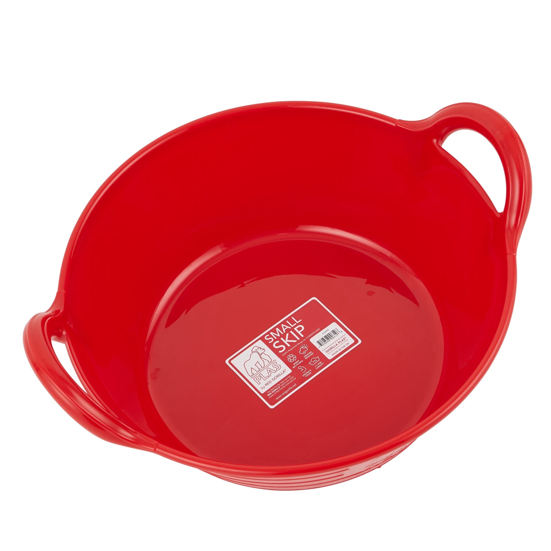 Red Gorilla Gorilla Plas Small Skip - Red